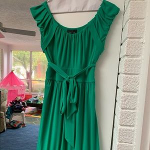 Max and Cleo short green dress